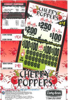 Cherry Poppers - Bingo Jar Tickets