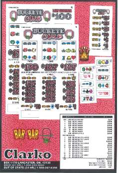 Buckeye Club Bingo Tab