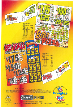 Beer and Pizza - Bingo Jar Tickets