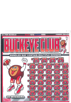 Buckeye Cub - Bingo Jar Tickets