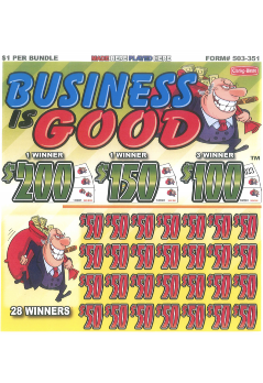 Business Is Good jar ticket