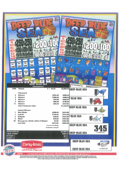 Deep Blue Sea jar ticket
