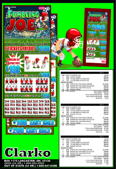 Fumbling Joe Bingo Tab