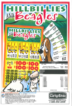 Hillbillies and Beagles - Bingo Jar Tickets