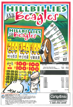 Hillbillies And Beagles jar ticket